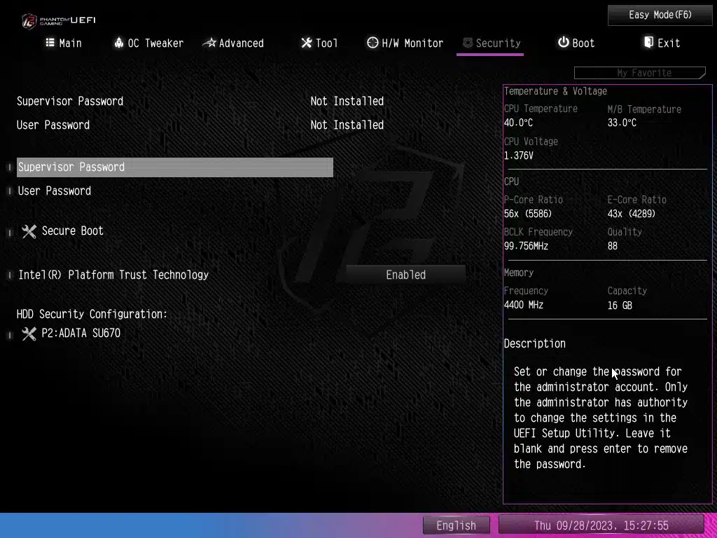 ASRock Phantom Gaming Z790 RIPTIDE WIFI BIOS