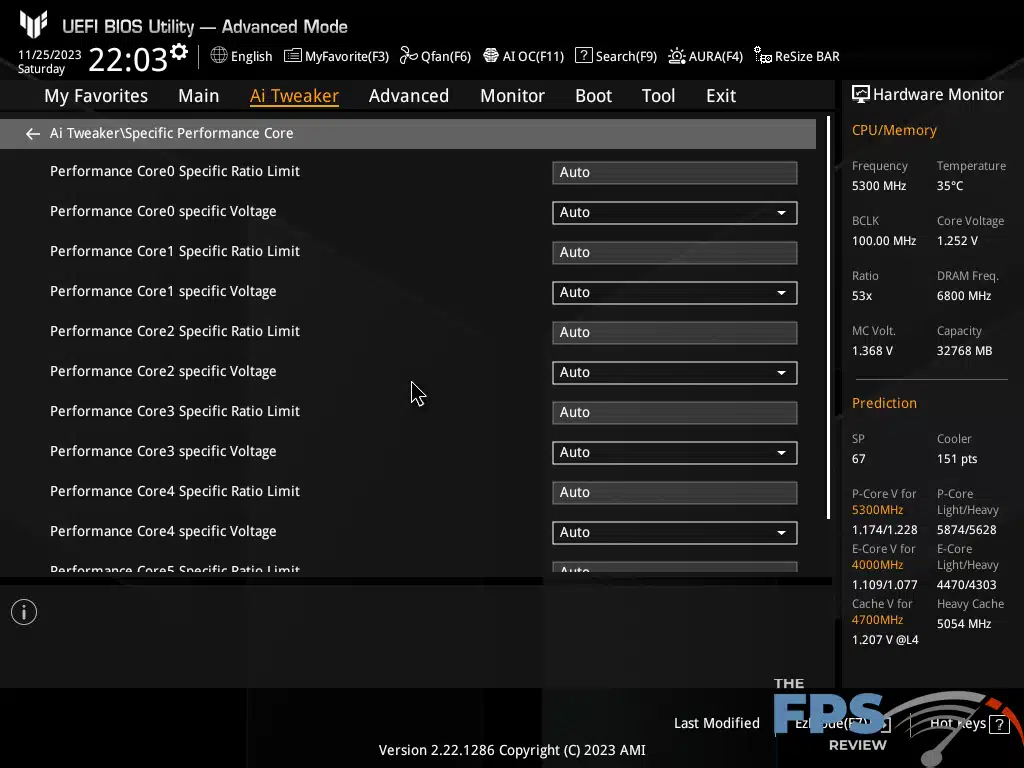 ASUS TUF GAMING Z790-PRO WiFi BIOS 5