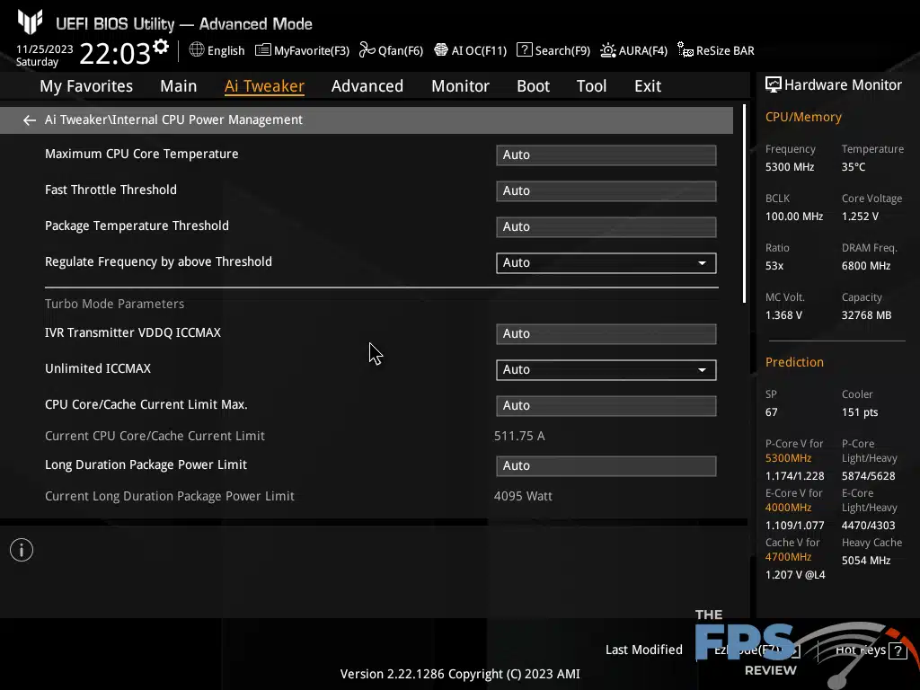 ASUS TUF GAMING Z790-PRO WiFi BIOS 6