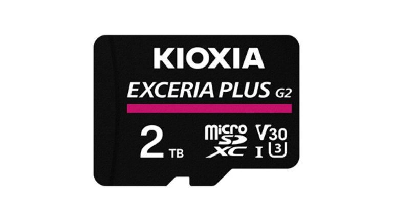 KIOXIA Announces EXCERIA PLUS G2 microSDXC Memory Card with a Whopping 2 TB of Storage Capacity