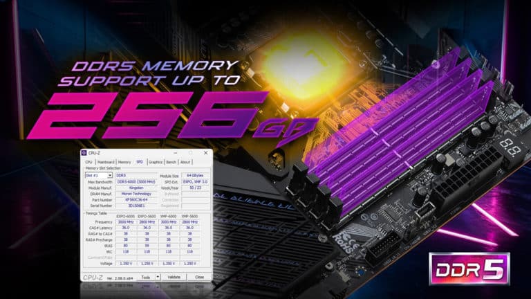 ASRock Intel 700 Series and AMD AM5 Series Motherboards Now Support Memory Capacity Up to 256 GB
