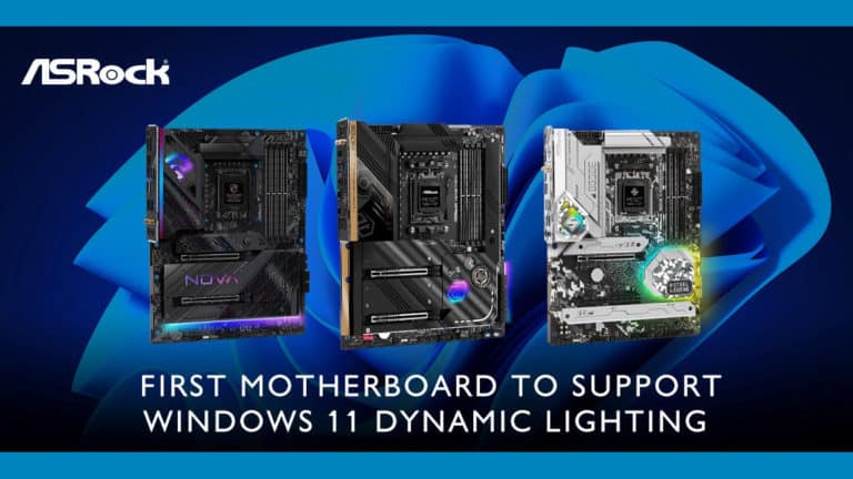 ASRock Says Its Motherboards Are the First to Support Windows 11 Dynamic Lighting