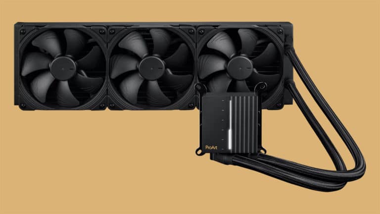 ASUS Announces ProArt LC 420 CPU AIO Cooler with Three Noctua Fans, an Illuminated Meter on the Pump Cover, and No RGB