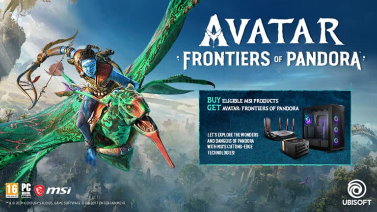 Get Avatar: Frontiers of Pandora for Free with Select Purchases of MSI Products