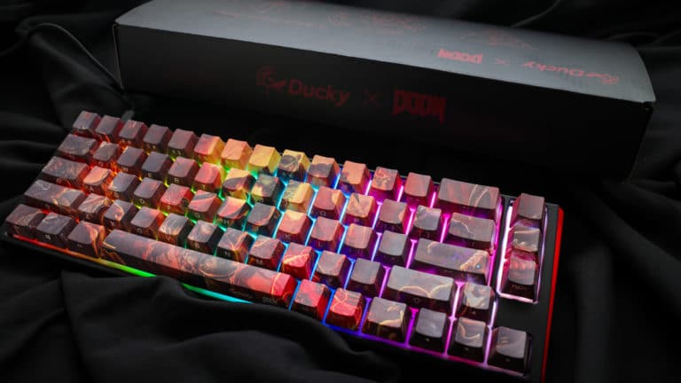 Ducky x DOOM Edition One 3 SF Mechanical Keyboard with RGB Lighting Announced, Limited to 666 Pieces