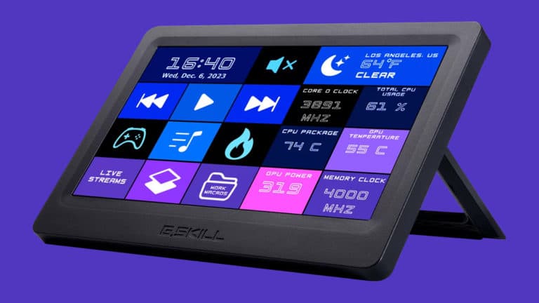 G.SKILL Releases WigiDash PC Command Panel with Up to 20 On-Screen Buttons for Monitoring System Performance, Controlling Media Playback, and More: “The Ultimate Widget Dashboard”