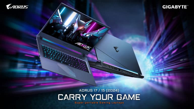 GIGABYTE Introduces AORUS 17 and AORUS 15 AI-Powered Gaming Laptops with Intel Core Ultra 7 Processors and NVIDIA GeForce RTX 40 Series Laptop GPUs