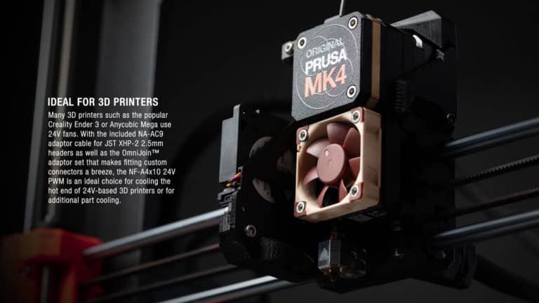 Noctua Releases NF-A4x10 24V PWM Fan for 24V-Based 3D Printers and Other 24V Applications
