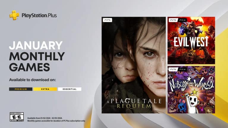 PlayStation Plus Unveils Its Monthly Games for January 2024