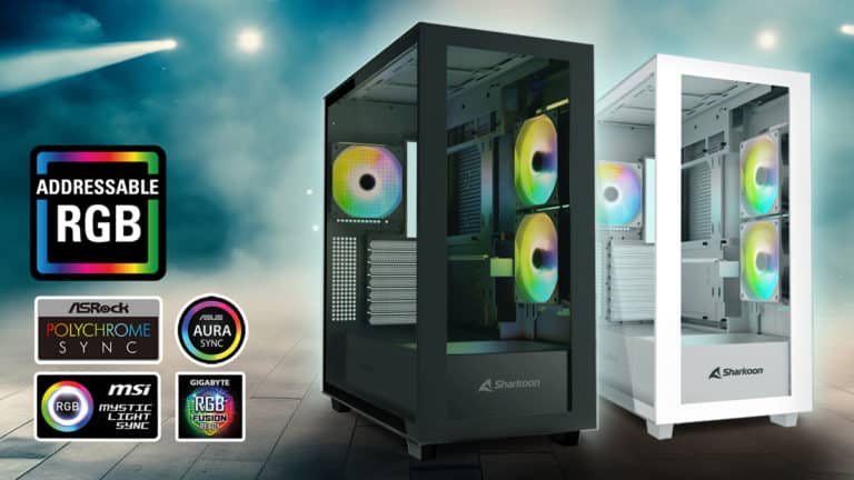 Sharkoon Launches Rebel C60 RGB ATX Cases with Front and Side Panels Made of Tempered Glass