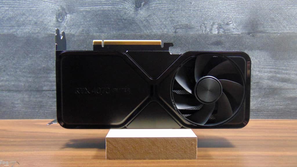 NVIDIA GeForce RTX 4070 SUPER Founders Edition Back View
