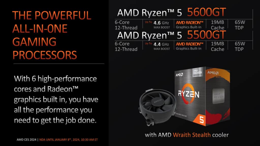 AMD Ryzen Client Processor Update Press Deck