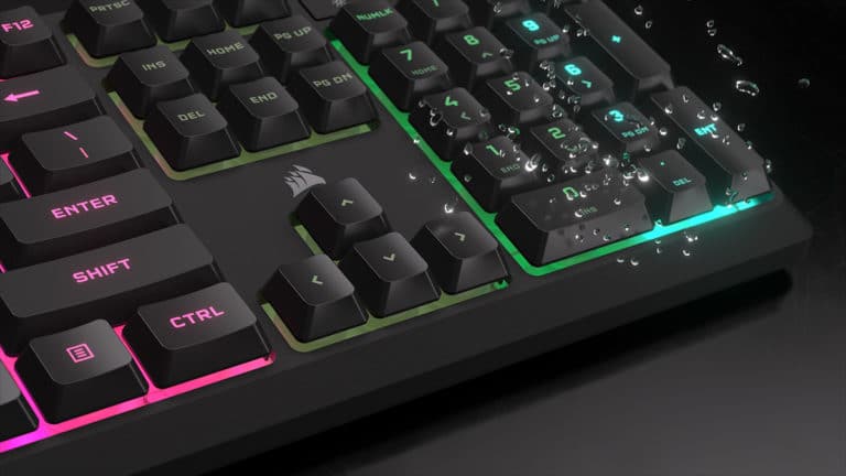 Corsair Launches K55 CORE Gaming Keyboard with RGB and Spill Resistance