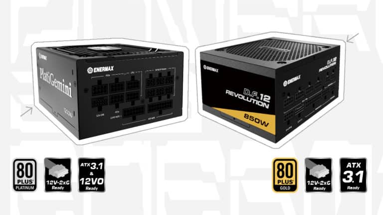 ENERMAX Unveils World’s Smallest ATX 3.1 Power Supply (12V-2×6) and World’s First Eco-Conscious PSU Certified by Intel for ATX 3.1 and ATX12VO Compliance