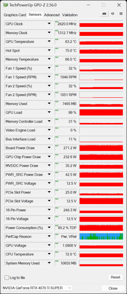 MSI GeForce RTX 4070 Ti SUPER GAMING X TRIO WHITE GPU-Z Silent BIOS