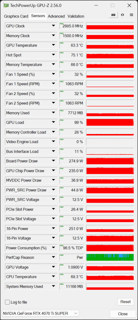 MSI GeForce RTX 4070 Ti SUPER GAMING X TRIO WHITE GPU-Z Overclocked