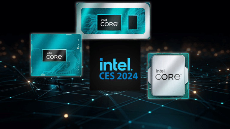 Intel CES 2024 and HX Series Mobile Processor and U-series mobile processor and 14th Gen non-K desktop processor
