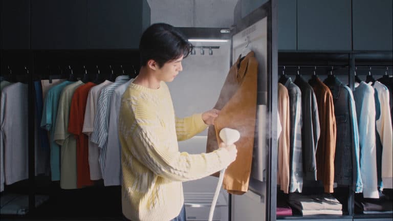 LG Styler Packs a High-Pressure Steamer, Dynamic Moving Hanger, and Dual TrueSteam Technology into a Compact Wardrobe Closet
