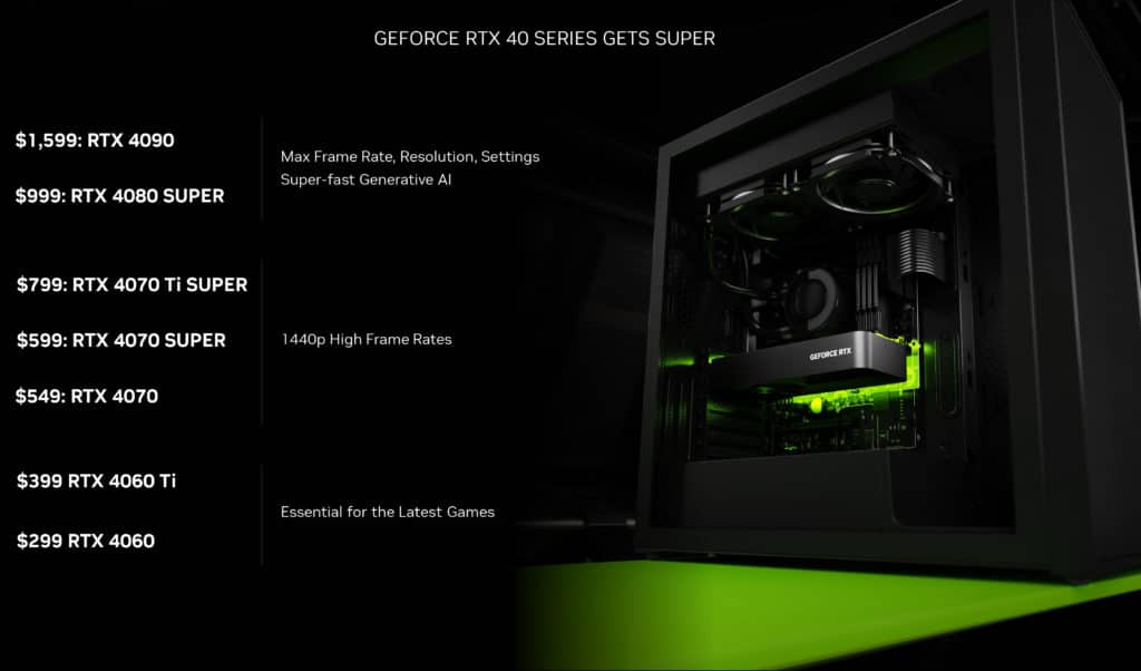 NVIDIA GeForce RTX 4070 SUPER Press Deck