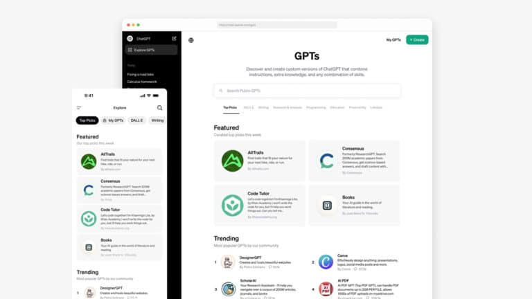 OpenAI Launches the GPT Store: Discover, Buy, and Sell Custom Versions of ChatGPT