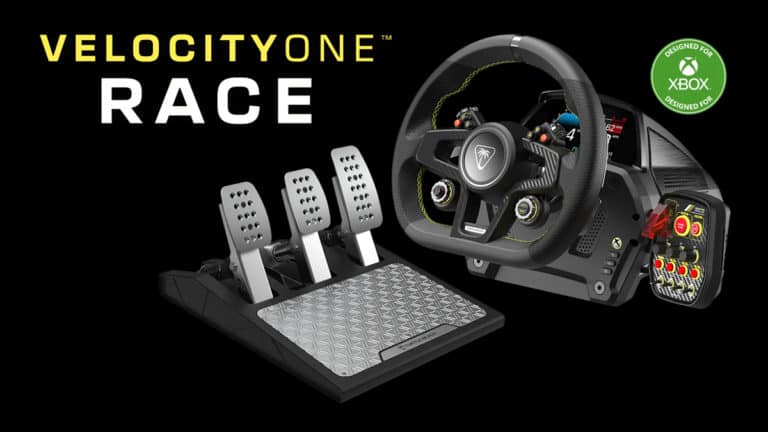 VelocityOne Race Is a New Universal Racing Wheel and Pedal System for Xbox and Windows PCs