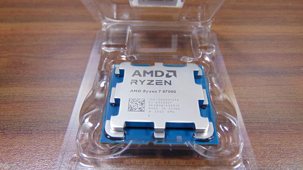 AMD Ryzen 7 8700G APU Top View