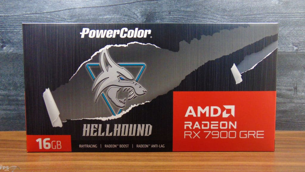 PowerColor Hellhound Radeon RX 7900 GRE Box Front