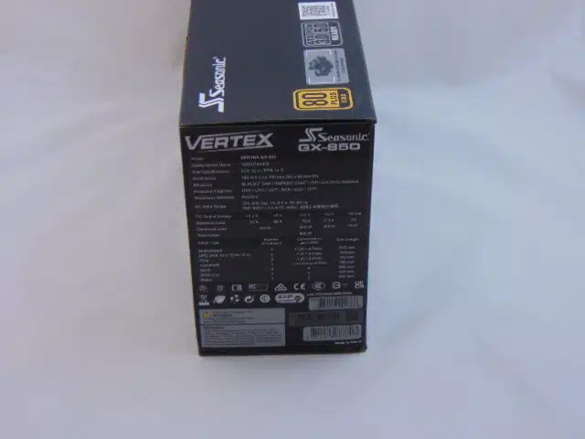 Seasonic VERTEX box side