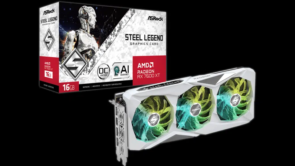 ASRock Radeon RX 7600 XT Steel Legend 16GB OC Video Card Review
