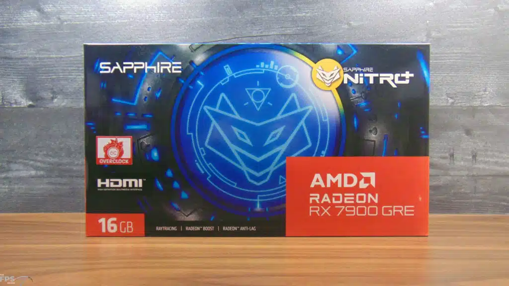 SAPPHIRE NITRO+ RX 7900 GRE 16GB Gaming OC Box Front