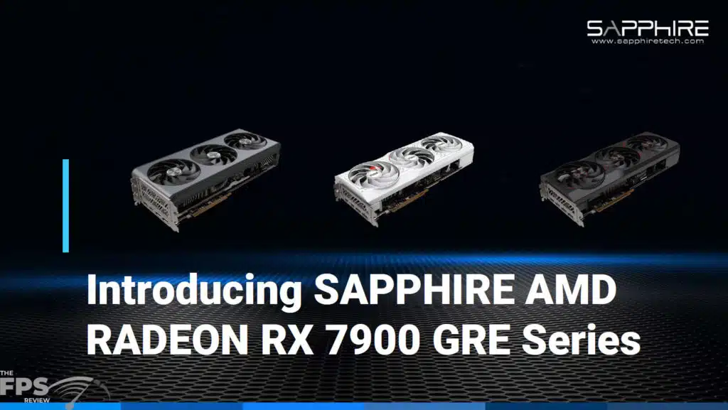 SAPPHIRE NITRO+ RX 7900 GRE 16GB Gaming OC Press Deck