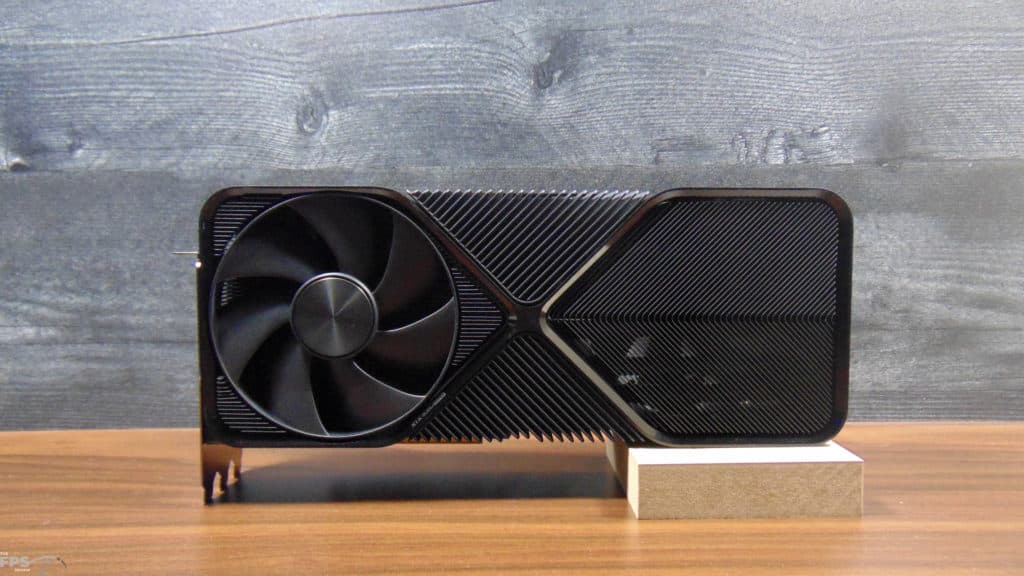 NVIDIA GeForce RTX 4080 SUPER Founders Edition Standing Up Front View