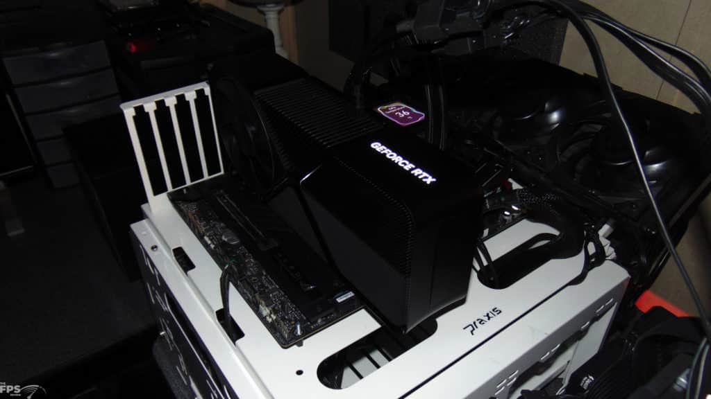 NVIDIA GeForce RTX 4080 SUPER Founders Edition In Computer with LED