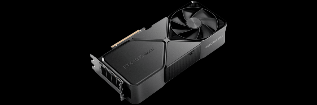 NVIDIA GeForce RTX 4080 SUPER Founders Edition Angled