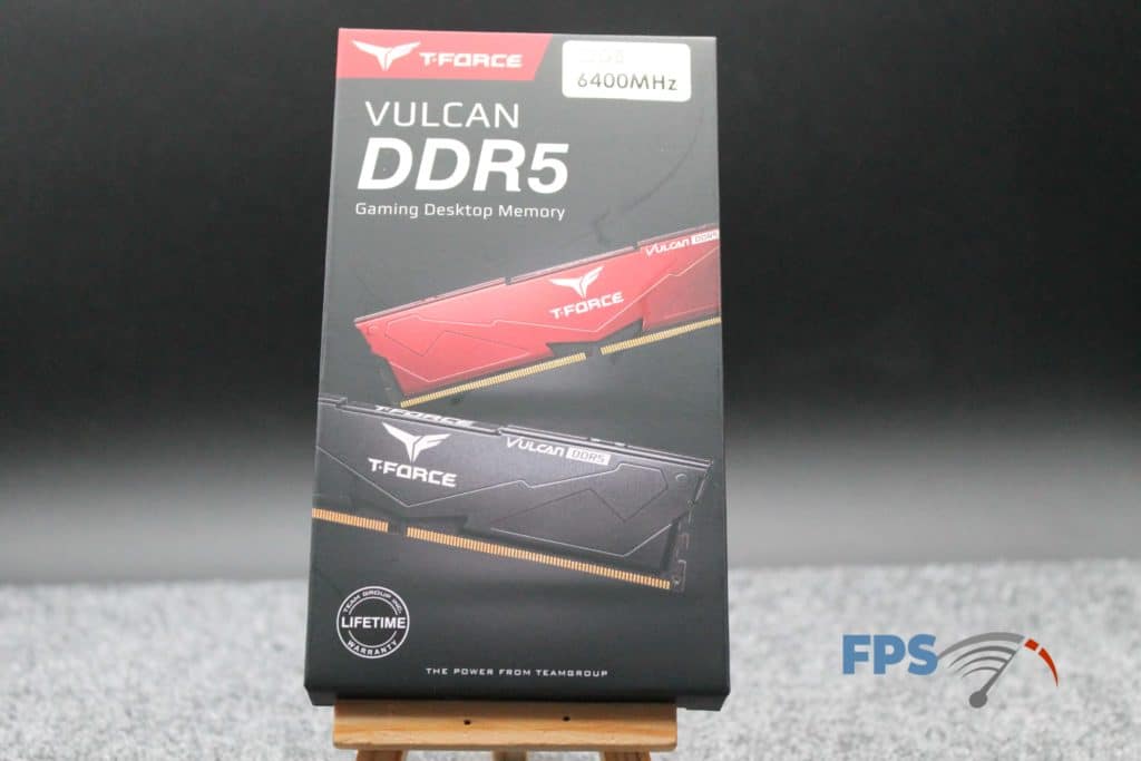 T-FORCE VULCAN DDR5 32GB (2x16GB) 6400MHz Memory box front