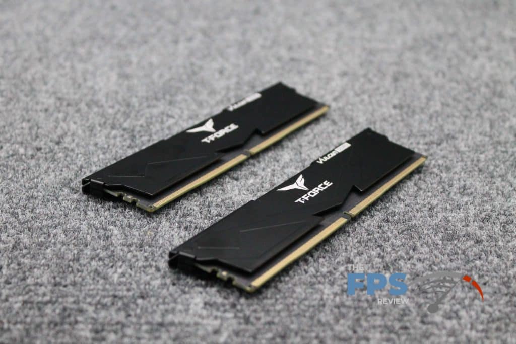T-FORCE VULCAN DDR5 32GB (2x16GB) 6400MHz Memory overhead angled view