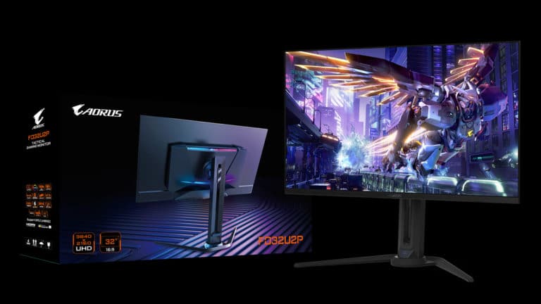 GIGABYTE AORUS FO32U2P 32″ 4K 240 Hz OLED Gaming Monitor Costs $1399.99, More DisplayPort 2.1 Details Released