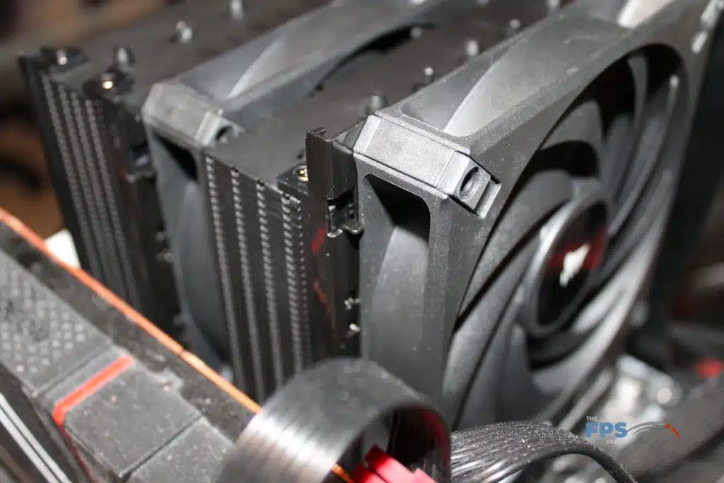 CORSAIR A115 installed front quarter view