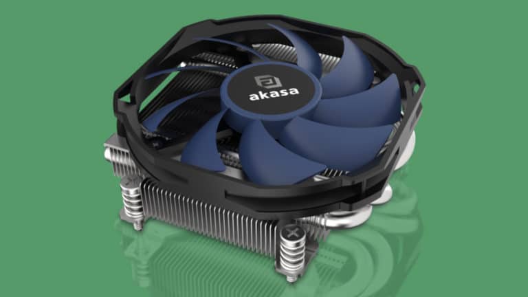 Akasa ALUCIA H4A Is a Low-Profile CPU Cooler for AMD Platforms