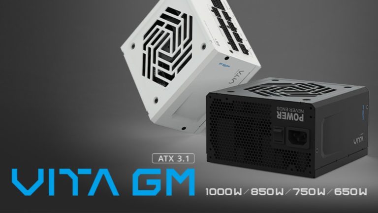The FSP VITA GM PSU Lineup Features 80 Plus Gold Certification in Power Ranges from 650 Watts Up to 1000 Watts