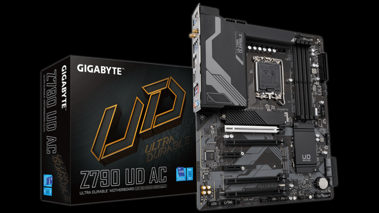 GIGABYTE Z790 UD AC Motherboard and Box