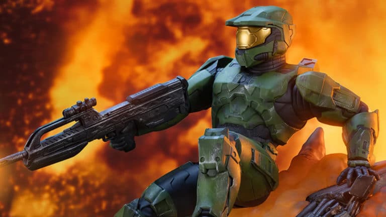 Halo 2: Master Chief 20th Anniversary Statue Announced with LED Lighting Effects