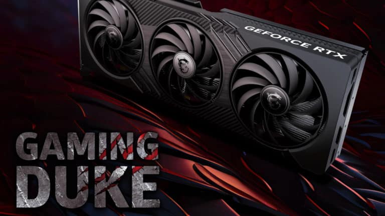 MSI GeForce RTX 4060 8G GAMING DUKE 3X Delivers Improved Cooling with Three Fans