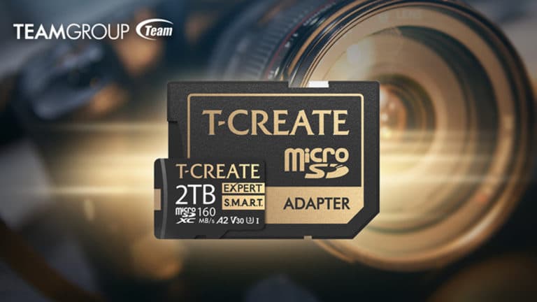 TEAMGROUP Launches T-CREATE EXPERT S.M.A.R.T. MicroSDXC Memory Card with AI Intelligent Monitoring Software and 2 TB of Storage