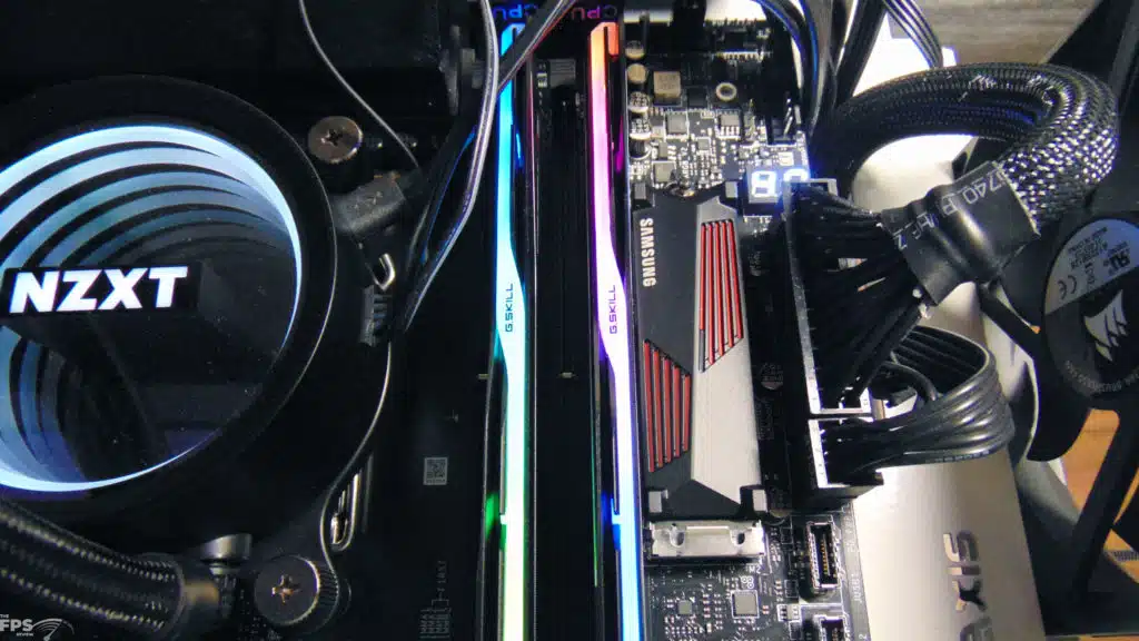 Samsung 990 PRO with Heatsink 1TB PCIe Gen4 M.2 NVMe SSD Installed in Computer