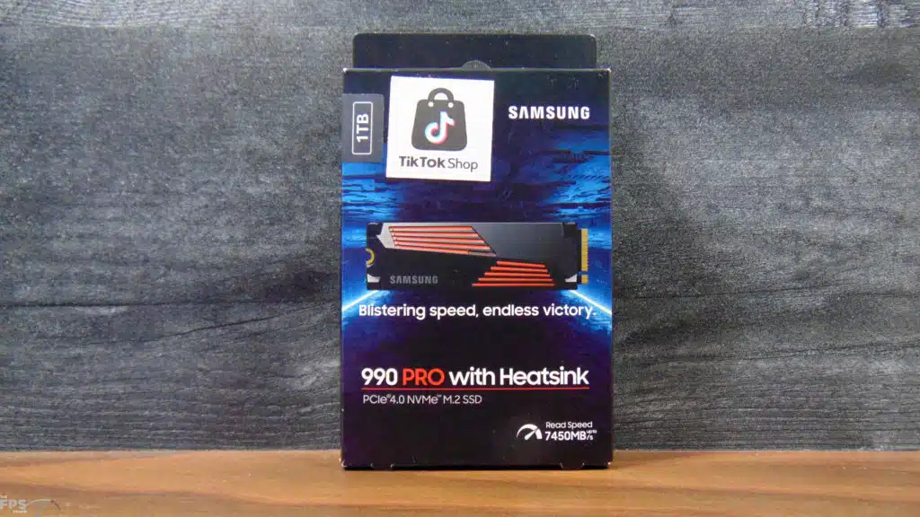 Samsung 990 PRO with Heatsink 1TB PCIe Gen4 M.2 NVMe SSD Box Front
