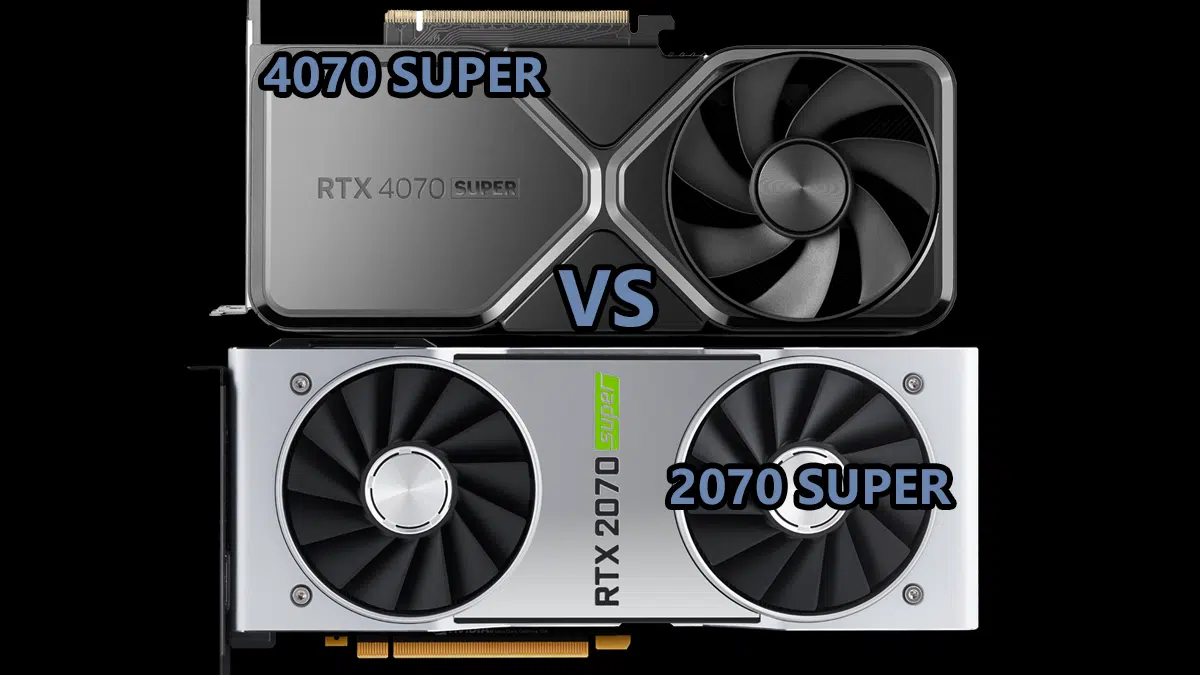 GeForce RTX 4070 SUPER vs GeForce RTX 2070 SUPER Performance