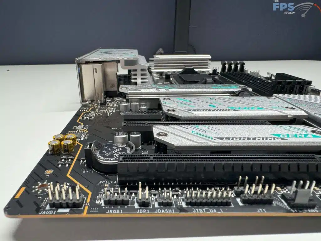 View of MOSFET / VRM cooling