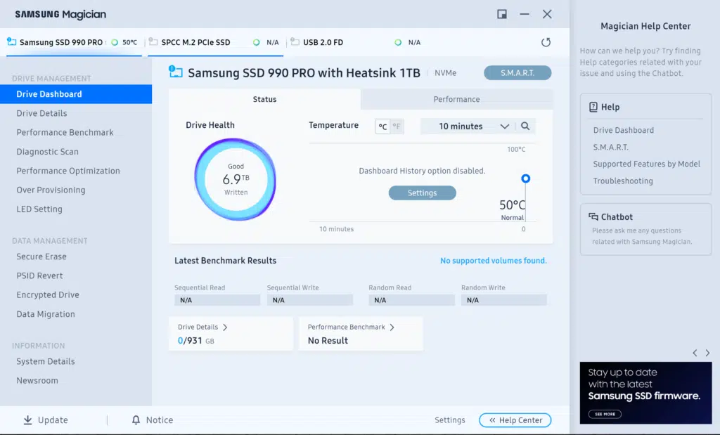 Samsung Magician Software
