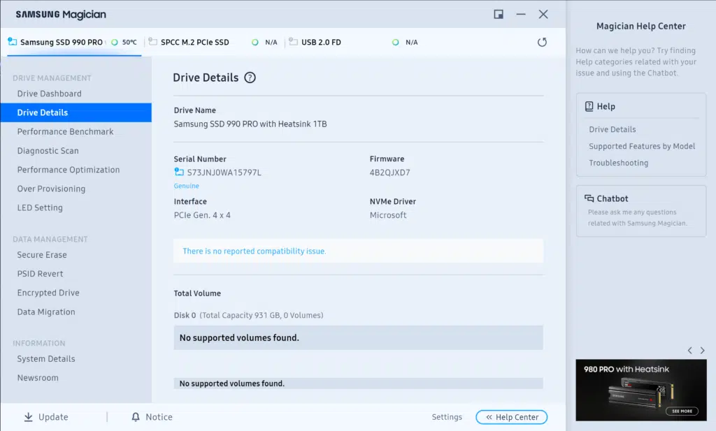 Samsung Magician Software